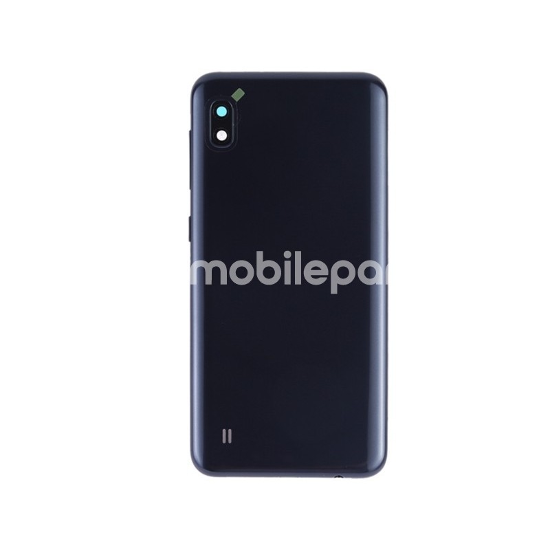 Rear Cover Black + Camera Lens Samsung SM-A105 A10 No Logo