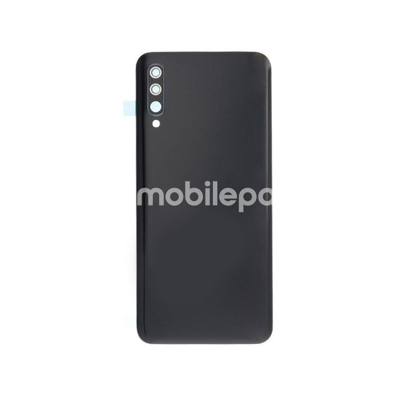 Rear Cover Black + Camera Lens Samsung SM-A505 A50 No Logo