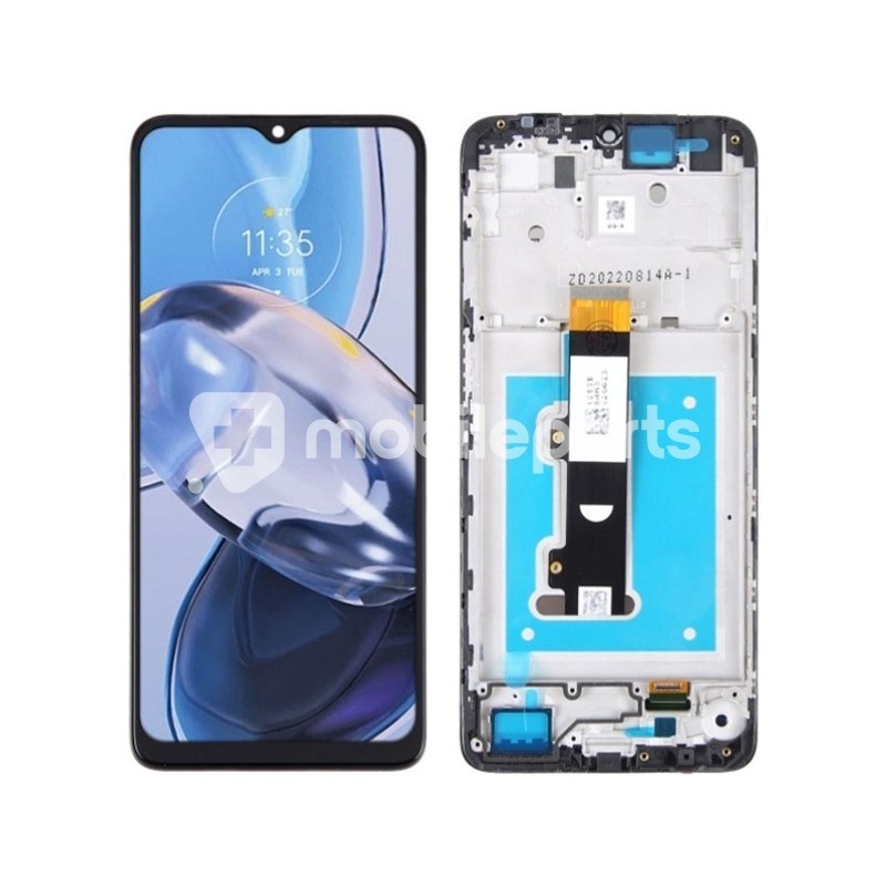 Display Touch + Frame Black Moto E22 - Moto E22i (IPS)