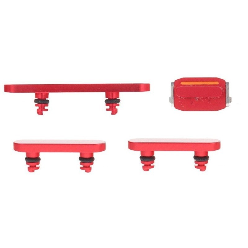 Set of 4 Red External Keys iPhone 14 - 14 Plus