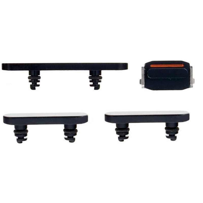 Set of 4 Black External Keys iPhone 14 - 14 Plus