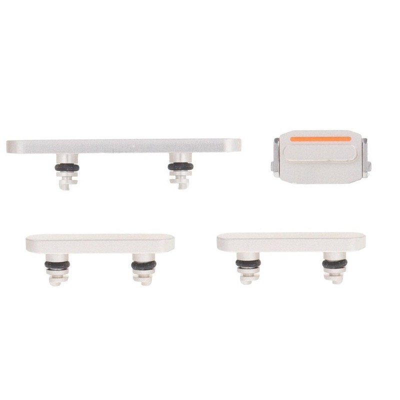 Set of 4 White External Keys iPhone 14 - 14 Plus