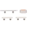 Set of 4 White External Keys iPhone 14 - 14 Plus