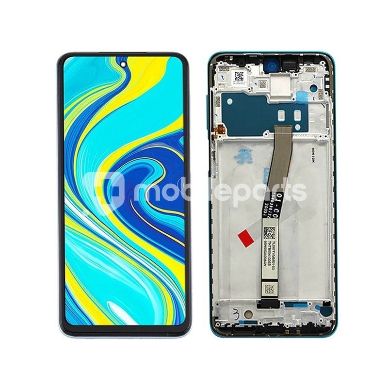 Display Touch + Frame Blue Xiaomi Redmi Note 9S - 9 Pro (IPS)