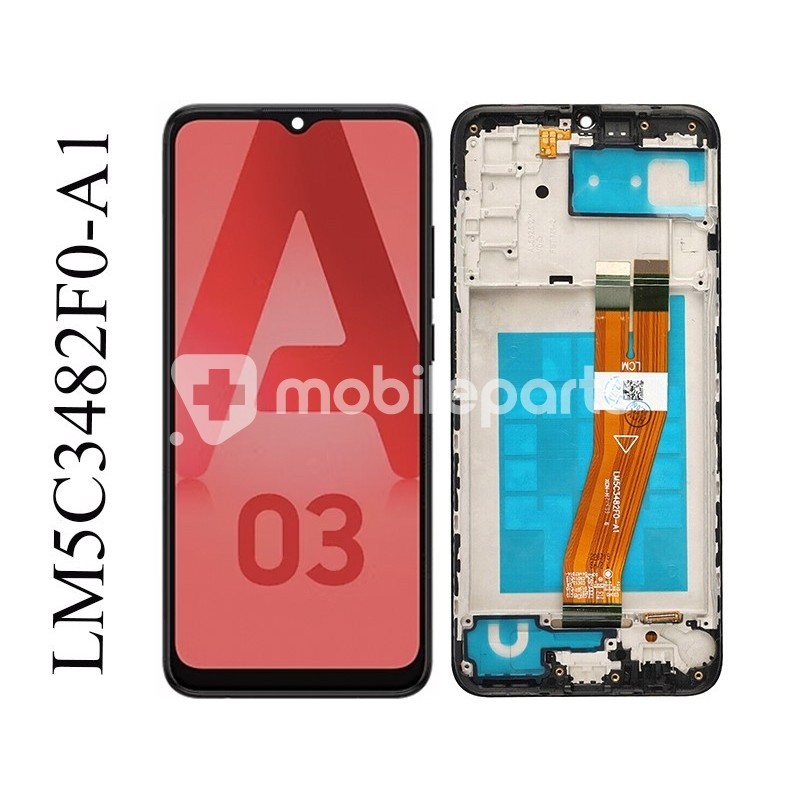 Display Touch + Frame Black Samsung SM- A037 A03s (IPS) Non EU