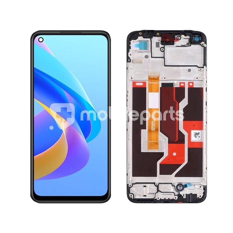 Display Touch + Frame Black OPPO A76 (IPS)