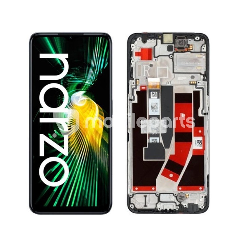 Display Touch + Frame Black Realme Narzo 50 5G (IPS)