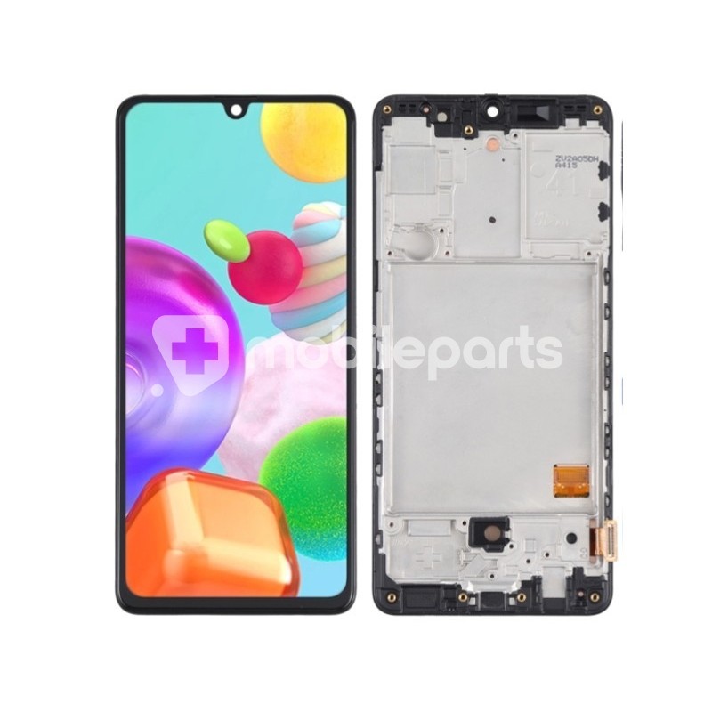 Display Touch + Frame Black Samsung SM-A415 A41 (OLED)