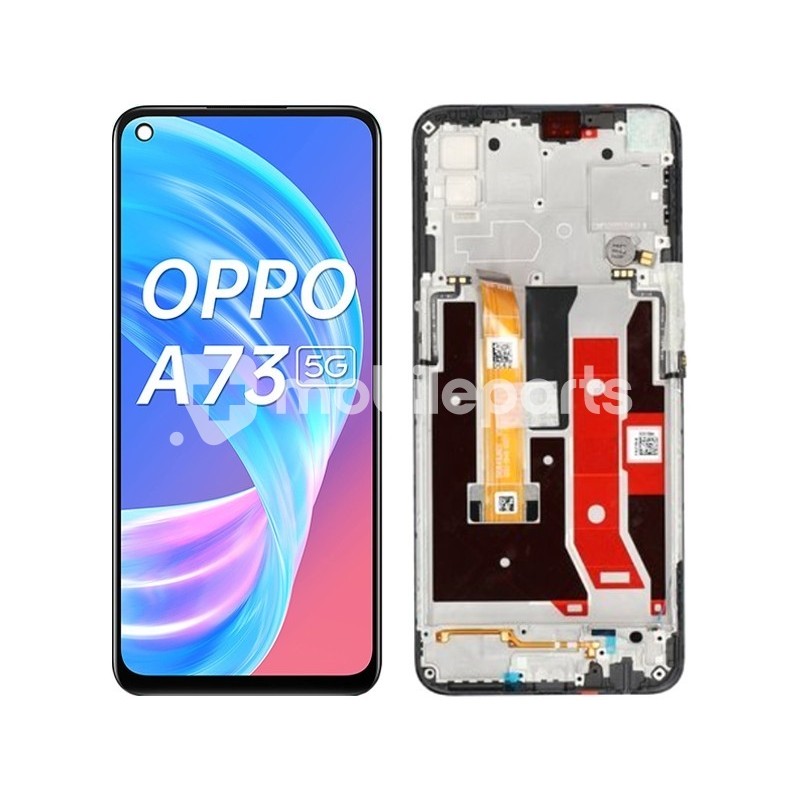 Display Touch + Frame Navy Black OPPO A73 5G (IPS)
