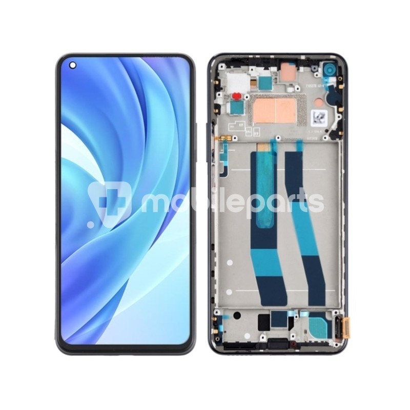 Display Touch + Frame Truffle Black Xiaomi Mi 11 Lite (Pulled)