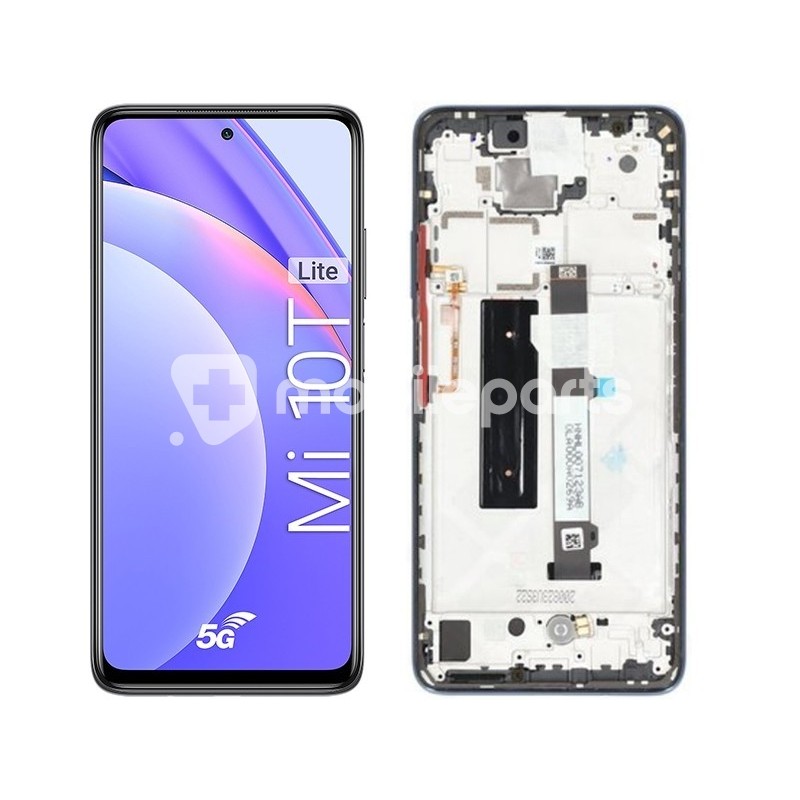 Display Touch + Frame Pearl Grey Xiaomi MI 10T Lite - Redmi Note 9 Pro 5G (IPS)