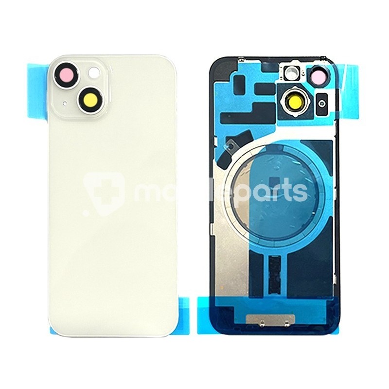 Rear Cover Starlight + Holder + Magnetism Ring iPhone 14 No Logo
