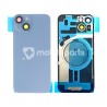 Rear Cover Blue + Holder + Magnetism Ring iPhone 14 No Logo