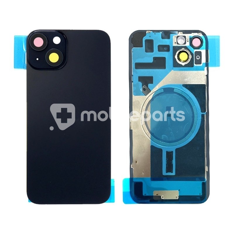 Rear Cover Midnight + Holder + Magnetism Ring iPhone 14 Plus No Logo