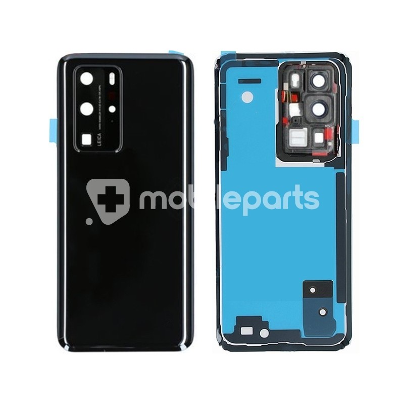 Rear Cover Black + Camera Lens Huawei P40 Pro No Logo