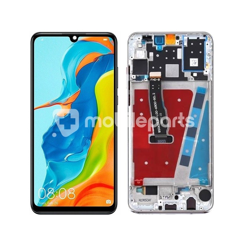 Display Touch + Frame Pearl White Huawei P30 Lite (IPS) ″Camera 48MP″
