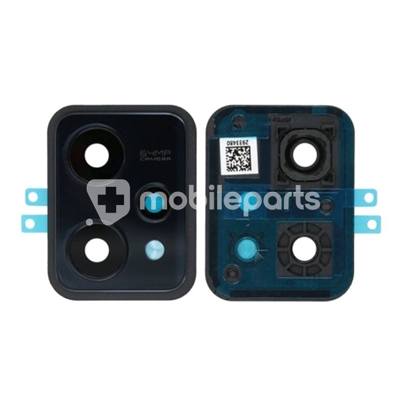 Rear Camera Lens + Frame Midnight Black Realme 9 Pro
