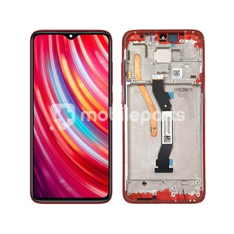 Display Touch + Frame Coral Orange Xiaomi Redmi Note 8 Pro (COG)