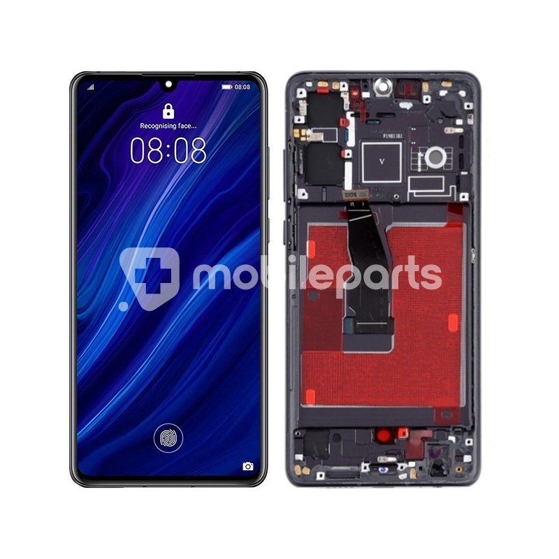 Display Touch + Frame Black Huawei P30 (OLED)