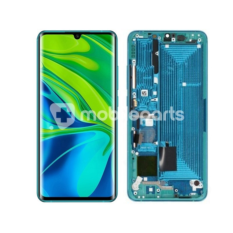 Display Touch + Frame Aurora Green Xiaomi Mi Note 10 - 10 Pro (Pulled)