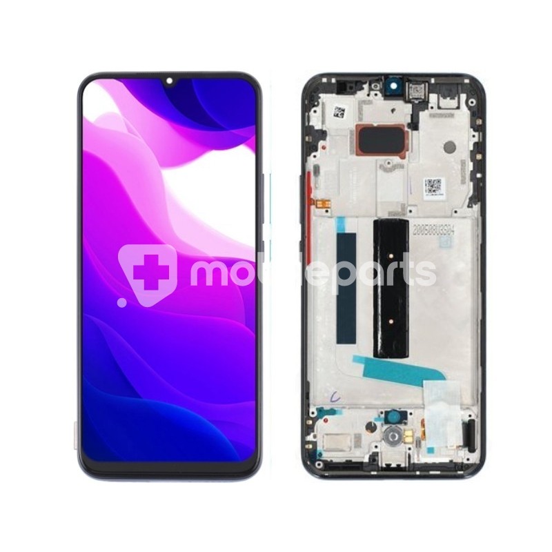 Display Touch + Frame Cosmic Grey Xiaomi Mi 10 Lite 5G (Pulled)