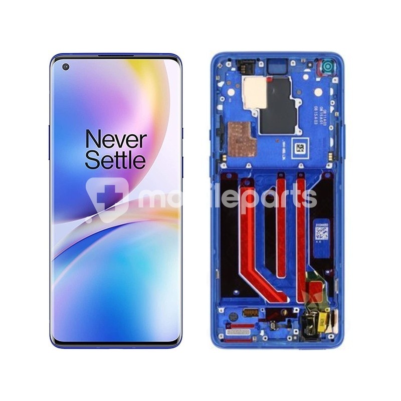 Display Touch + Frame Ultramarine Blue OnePlus 8 Pro (Pulled)