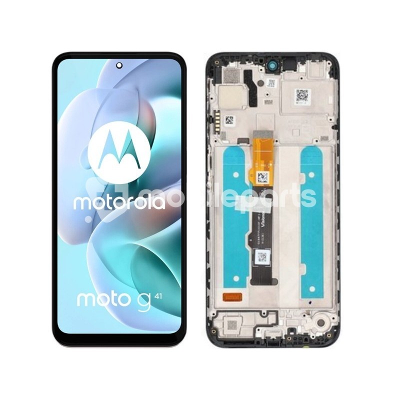 Display Touch + Frame Meteorite Black Moto G41 (OLED)