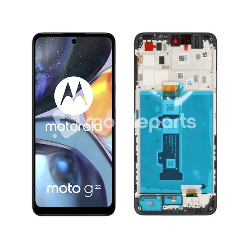 Display Touch + Frame Cosmic Black Motorola Moto G22 (IPS)