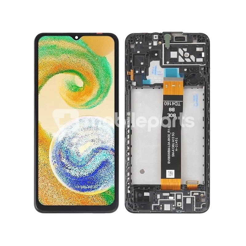 Display Touch + Frame Black Samsung SM-A047 A04s (IPS)