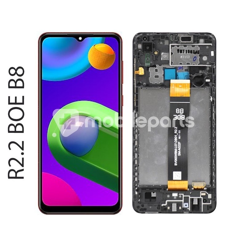 Display Touch Black + Frame Samsung SM-A022 A02 (IPS) R2.2 BOE B8