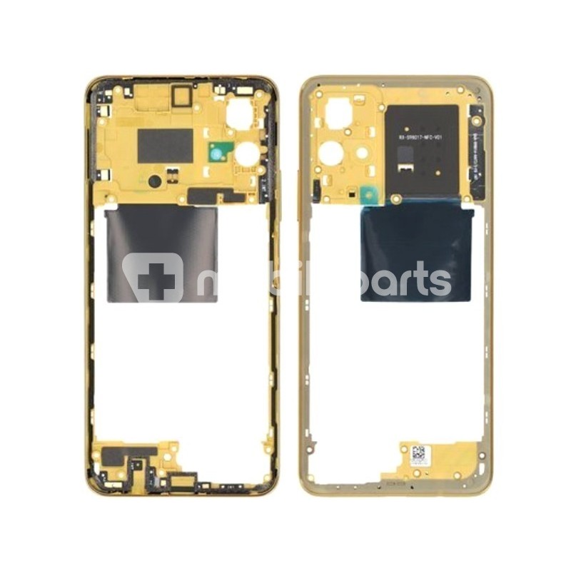 Middle Frame Poco Yellow + Antenna NFC Xiaomi Poco M4 Pro 5G