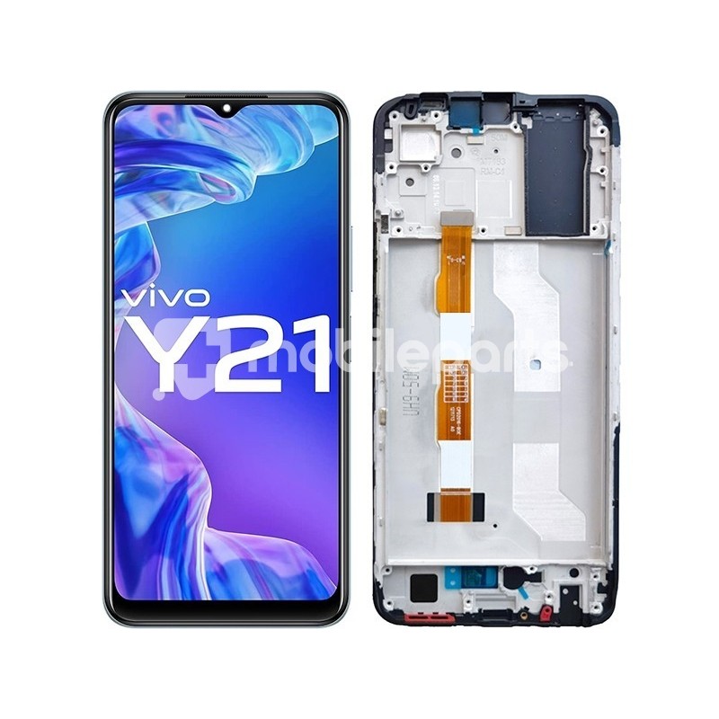 Display Touch + Frame Black Vivo Y21 (IPS)