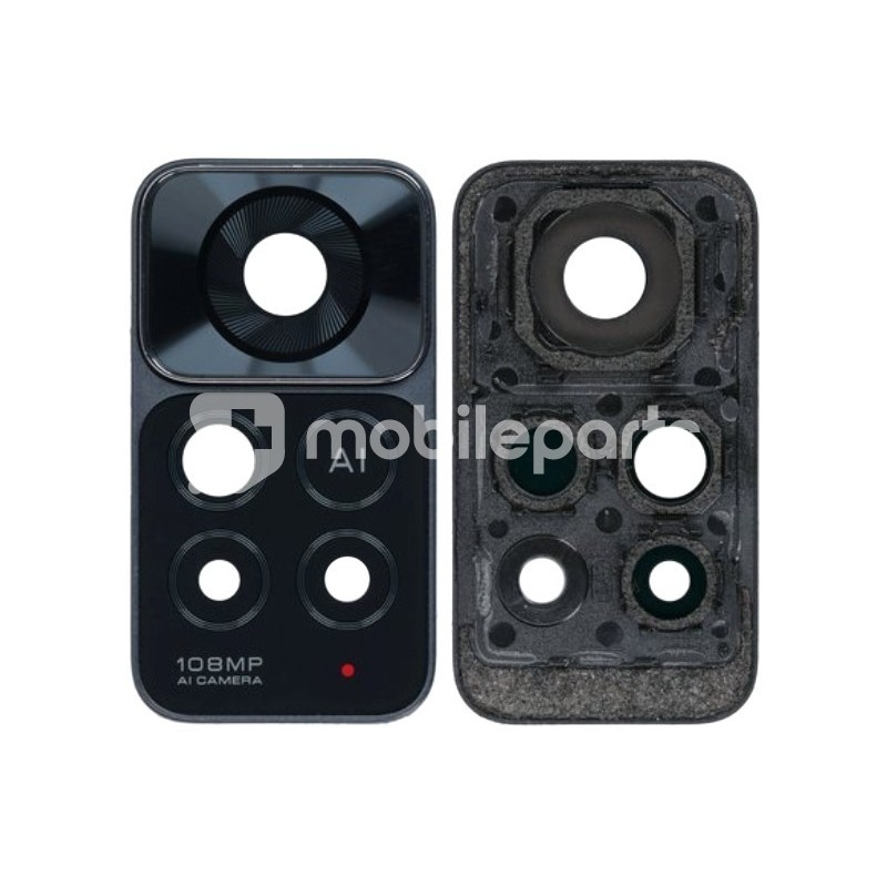 Rear Camera Lens + Frame Black Xiaomi Redmi Note 11 Pro 5G