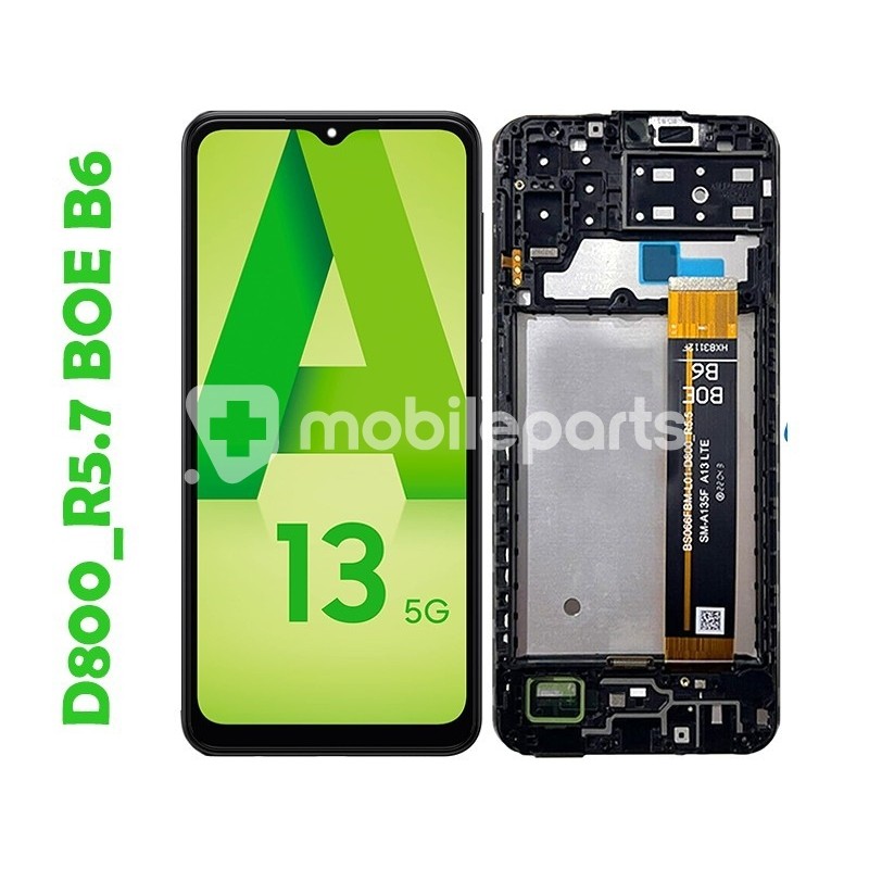 Display Touch + Frame Black Samsung SM-A137 A13 (IPS)