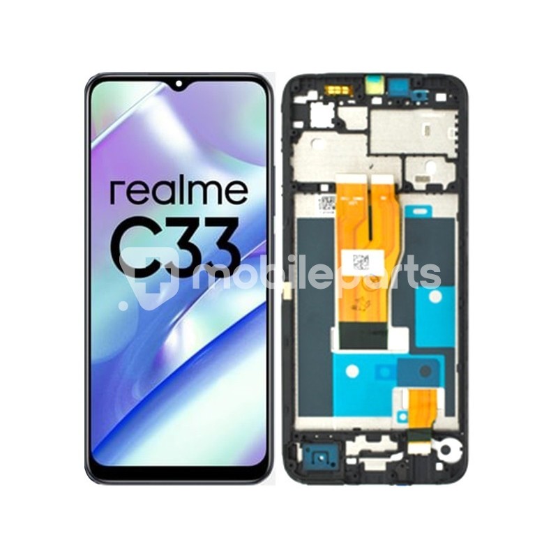 Display Touch + Frame Black Realme C33 (IPS)