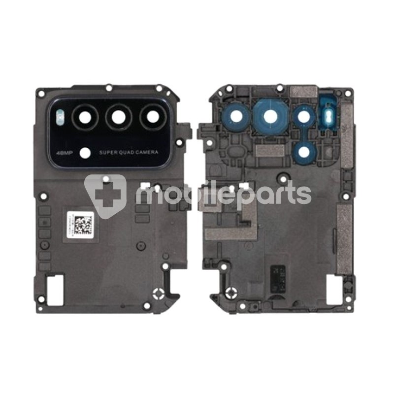 Rear Camera Lens Carbon Grey + Frame Xiaomi Redmi 9T (Super Qaud Camera Version)