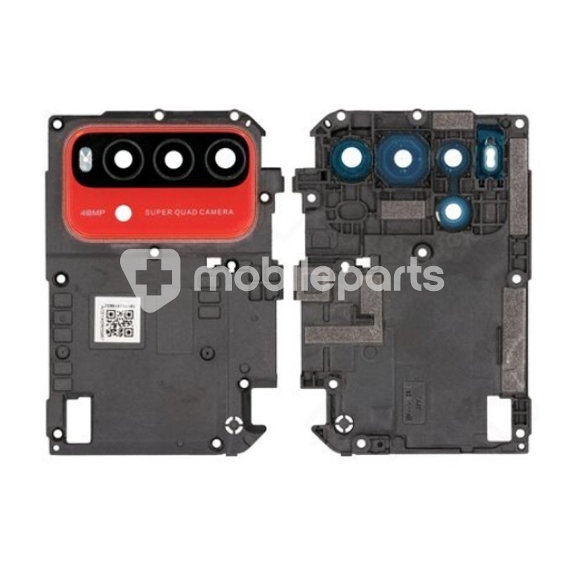 Rear Camera Lens Sunrise Orange + Frame Xiaomi Redmi 9T (Triple camera Version)