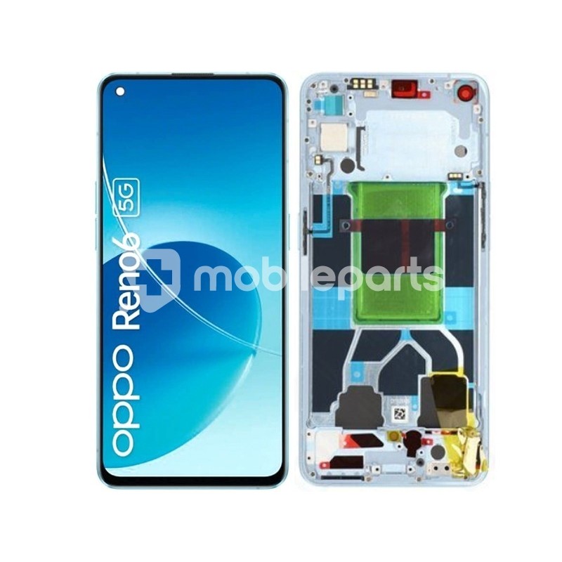 Display Touch + Frame Artic Blue OPPO Reno 6 5G (OLED)