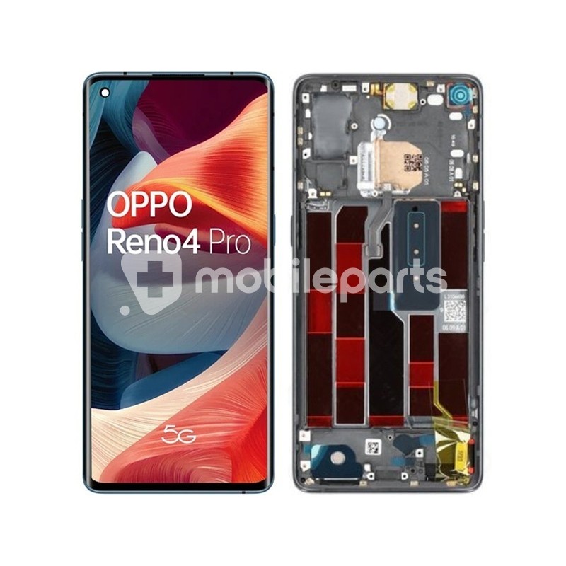 Display Touch + Frame Space Black Oppo Reno 4 Pro 5G (OLED)