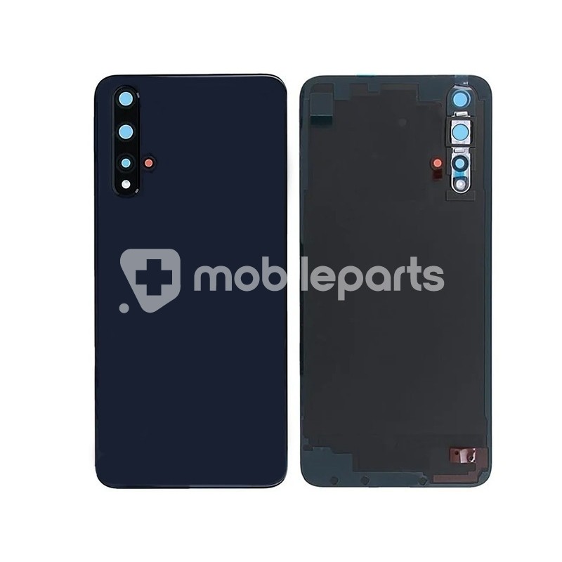 Rear Cover Black + Camera Lens Honor 20 No Logo