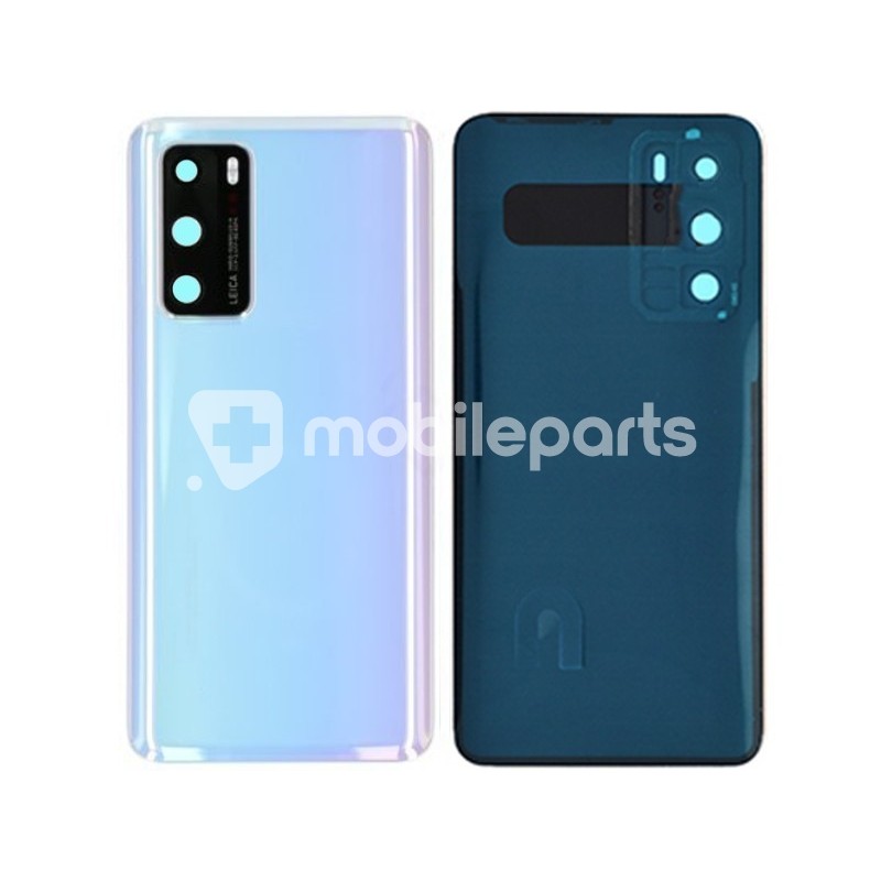Rear Ice White + Vetrino Camera Huawei P40 No Logo