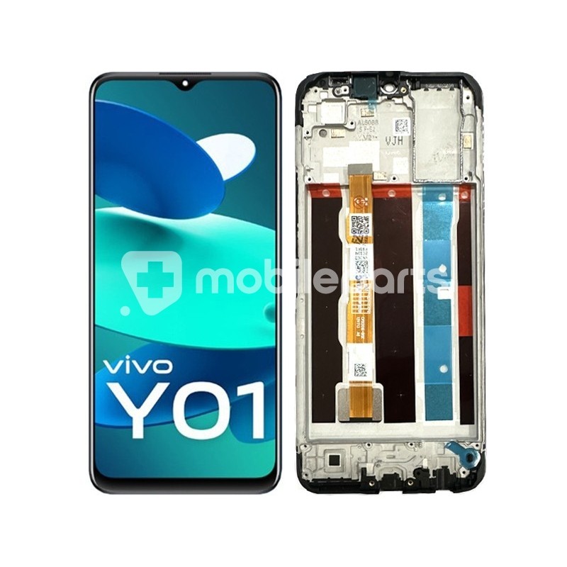 Display Touch + Frame Black VIVO Y01 (IPS)