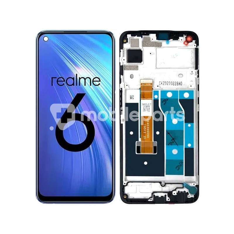 Display Touch + Frame Black Realme 6 (IPS)