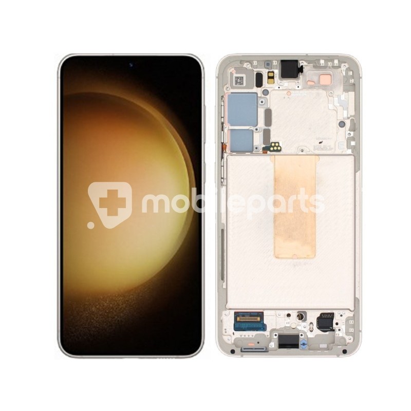 Display Touch + Frame Cream Samsung SM-S916 S23+ Ori