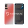 Rear Cover Crystal Red + Camera Lens OPPO Reno 4 5G No Logo
