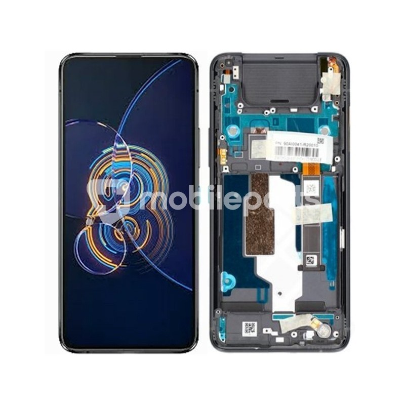 Display Touch + Frame Galactic Black Zenfone 8 Flip ZS672KS (PULLED)