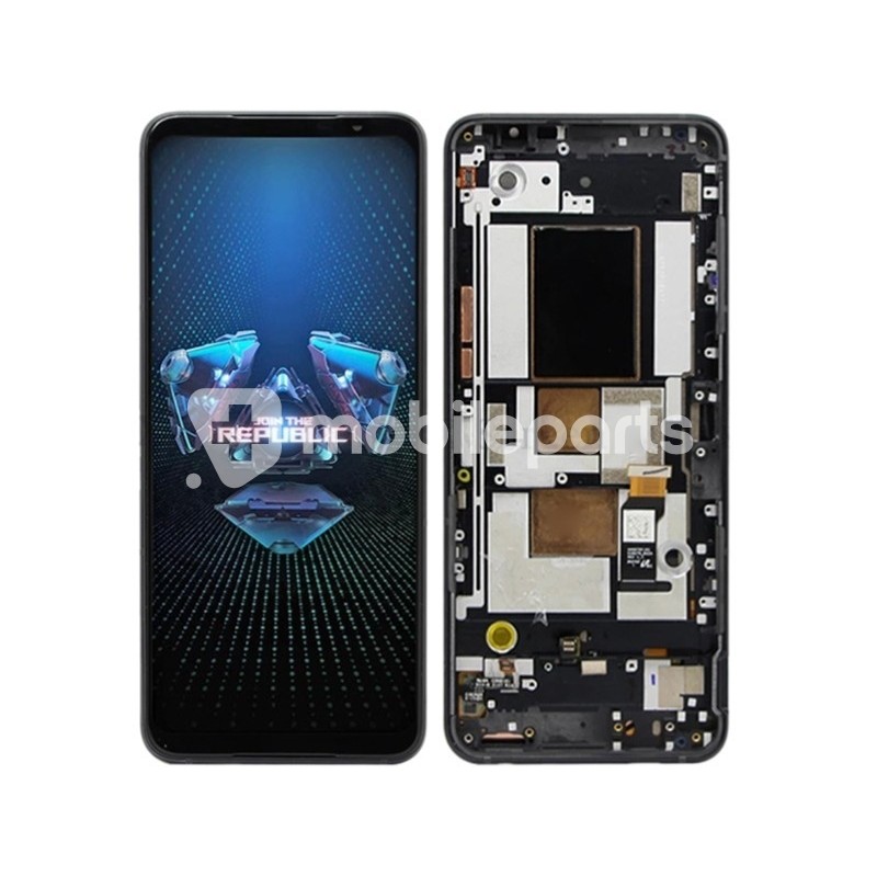 Display Touch + Frame Phantom Black ZS673KS ROG Phone 5 (PULLED)