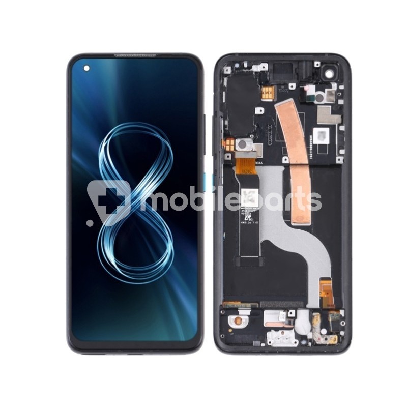 Display Touch + Frame Obsidian Black Zenfone 8 ZS590KS (PULLED)