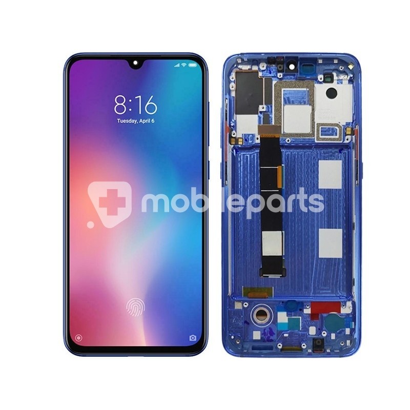 Display Touch + Frame Blue Xiaomi Mi 9 (OLED)