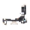 Charging Connector Flex Cable White iPhone 14 (PULLED)